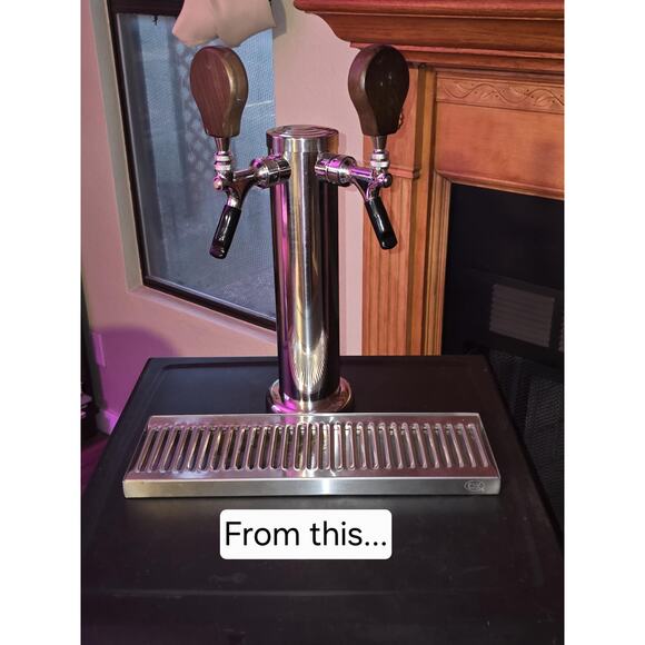 Halloween Kegerator Tap Tower Set: Skull, Gargoyle, Coffin - Hand Finished - Picture 2 of 8